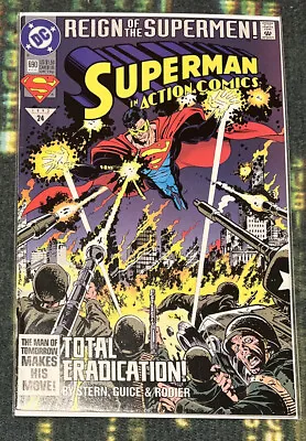 Buy Action Comics #690 Superman DC Comics 1993 Sent In A Cardboard Mailer • 3.99£