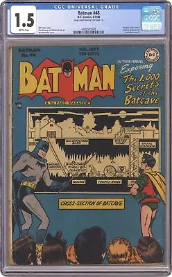 Buy Batman #48 CGC 1.5 1948 Batman (1940) 4389505009 • 347.79£