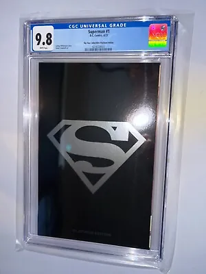 Buy DC Comics 4/23 Superman #1 Big Time Collectibles Platinum Foil Edition CGC 9.8 3 • 54.95£