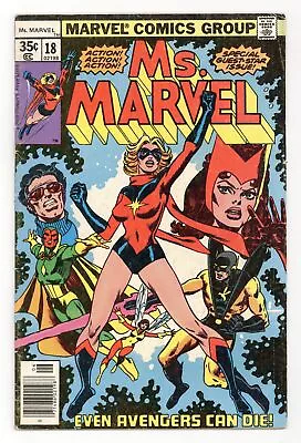 Buy Ms. Marvel #18 VG 4.0 1978 1st Full App. Mystique • 52.77£