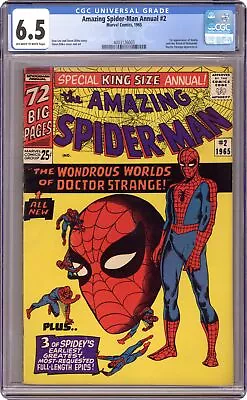 Buy Amazing Spider-Man Annual #2 CGC 6.5 1965 4003126003 • 289.26£