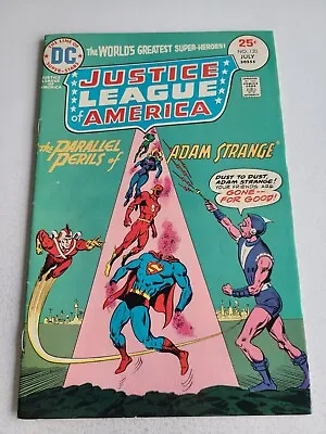 Buy JUSTICE LEAGUE OF AMERICA #120 ,DC 1975, ADAM STRANGE App., VF- 7.5 • 9.61£