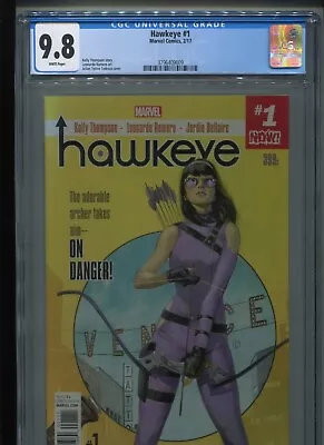 Buy Kate Bishop Hawkeye #1 (2017) CGC 9.8 WHITE Pages THOMPSON & ROMERO • 40.03£