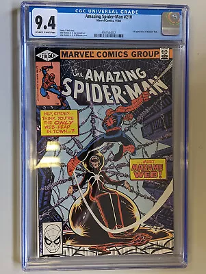 Buy Amazing Spider-Man #210 (1980) - CGC 9.4 - Madame Web's First Appearance • 419.99£