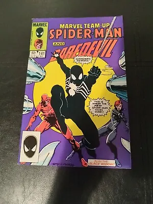 Buy Marvel Team Up #141 - 2nd Black Suit Spider-Man - Marvel - MCU - 1984 Newsstand • 60£