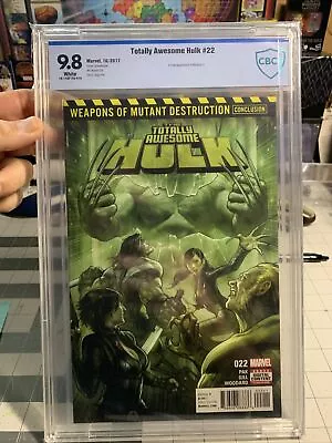 Buy Totally Awesome Hulk #22 CBCS 9.8! 1st Appearance Of Weapon H! 2017! Not CGC! • 99.58£