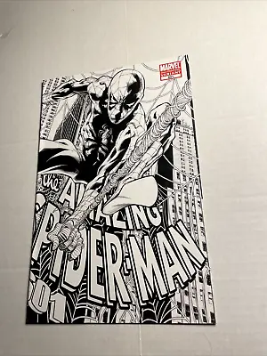 Buy Amazing Spider-man #601, VF+ 8.5, 2nd Print Quesada Sketch • 22.71£