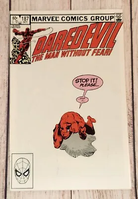 Buy Daredevil # 187 - 1st Chaste, Frank Miller Story, Cover & Art NM- Cond • 7.98£