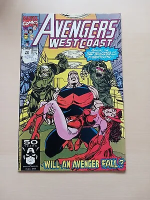 Buy Avengers West Coast # 73 Will An Avenger Fall?  Marvel Comics Free Uk P&p  • 4.95£