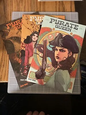 Buy Pyrate Queen #1 #2 #3 Comic Book Partial  Set Lot Bad Idea • 8£