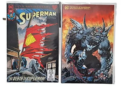 Buy Superman #75 Special Edition & Death Of Superman 30th Anniversary Special • 15£