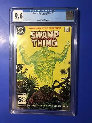 Buy Saga Of The Swamp Thing #37 Cgc 9.6 1st Appearance John Constantine Vertigo 1985 • 731.93£