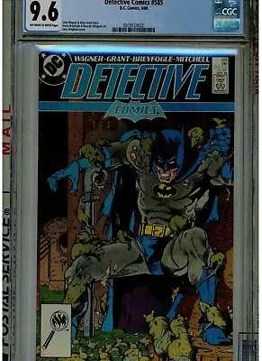 Buy Detective Comics Batman #585 Cgc 9.6 N/mint+ Owtw 1988 1st Appearance Ratcatcher • 111.18£