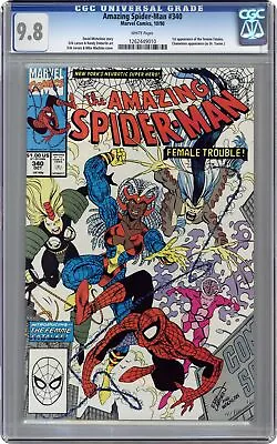 Buy Amazing Spider-Man #340 CGC 9.8 1990 1262449010 • 91.94£
