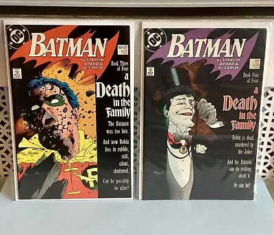 Buy Batman Death In The Family 428 And 429 From 1989 • 34.95£
