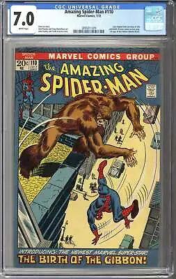 Buy Amazing Spider-man #110 CGC 7.0 • 106.85£