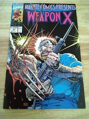 Buy Marvel Comics Presents # 81 : Marvel Comics 1991 : Weapon X ( Wolverine) Origin  • 3.99£