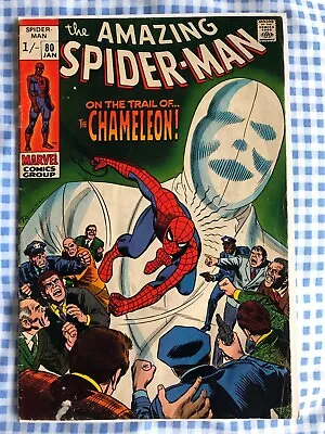 Buy Amazing Spider-Man 80 (1970) The Chameleon App • 19.99£