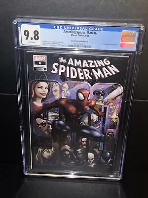 Buy Amazing Spider-Man #6 #900 Variant Clayton Crain Black Flag Variant - CGC 9.8 • 72.99£