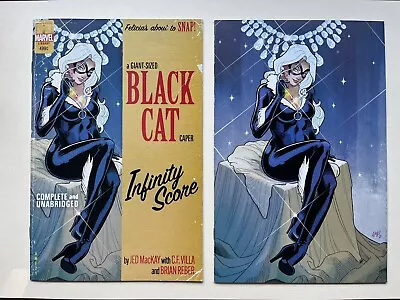 Buy GIANT-SIZE BLACK CAT INFINITY SCORE #1 VINTAGE MAG HOMAGE SET LTD 1000 New NM • 16.49£