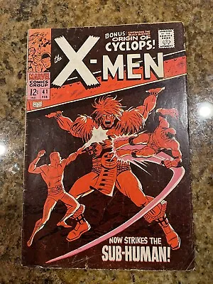 Buy (Uncanny) X-Men # 41 FN Marvel Comic Book Juggernaut Wolverine Beast Angel JH6 • 95.30£