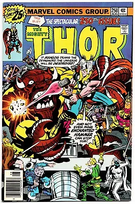 Buy Thor #250 VF/NM Mark Jewelers Variant 1976 Marvel Comics • 75.29£
