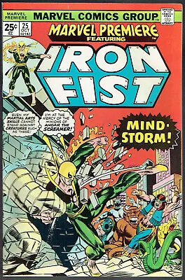 Buy MARVEL PREMIERE  25  VF/NM/9.0  - Last Issue That Iron Fist Is Featured In! • 65.14£