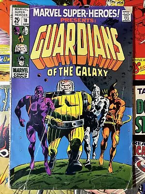 Buy Marvel Super-Heroes #18 (GD+/VG-) 1st Guardians Of The Galaxy - 1969 • 55.96£