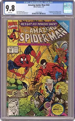Buy Amazing Spider-Man #343 CGC 9.8 1991 4360706003 • 107.46£