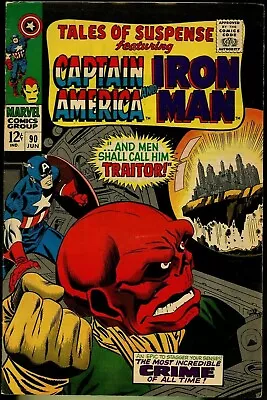 Buy Tales Of Suspense #90 (1967) Fn/vf 7.0  Iron Man, Captain America • 50£