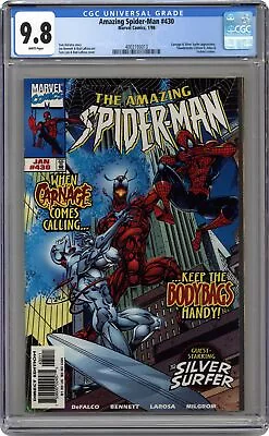 Buy Amazing Spider-Man #430D CGC 9.8 1998 4003193013 • 206.63£