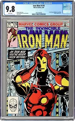 Buy Iron Man #170 CGC 9.8 1983 3901558004 • 329.75£
