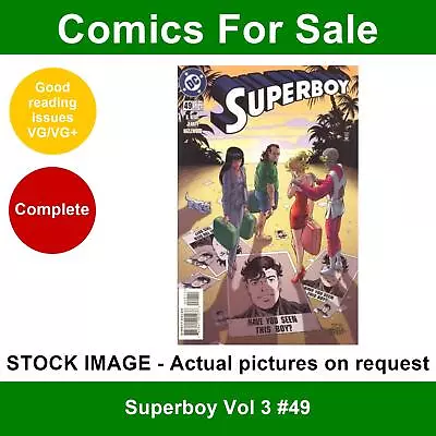 Buy DC Superboy Vol 3 #49 Comic - VG/VG+ 01 March 1998 • 2.99£
