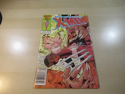Buy Uncanny X-men #213 Mid Grade Newsstand Wolverine Sabretooth Mutant Massacre • 15.83£