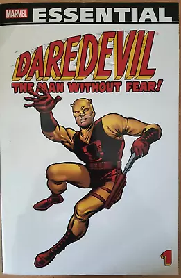 Buy Marvel Essential Daredevil The Man Without  Volume 1 TPB Paperback Graphic Novel • 20£