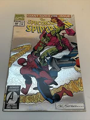 Buy THE SPECTACULAR SPIDER-MAN #200 GREEN GOBLIN Hologram Cover MARVEL COMICS 1993 • 11.15£