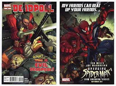Buy Deadpool #45 (NM 9.4) 1st Appearance EVIL DEADPOOL Way Bradshaw 2011 Marvel MCU • 20.05£