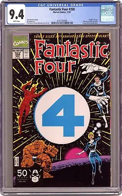 Buy Fantastic Four #358 CGC 9.4 1991 4147162009 • 43.43£