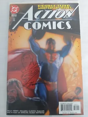 Buy Action Comics #800 Superman Signed And Remarked By Scott Hanna 94/800 NM 2003 DC • 25.99£