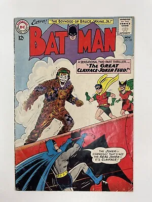 Buy Batman #159 Joker Clayface Cover Silver Age DC Comics 1963 DCEU • 55.31£