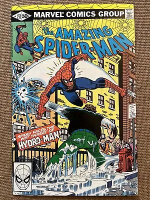 Buy AMAZING SPIDER-MAN #212 (Marvel 1981) HIGH GRADE! 1st Appearance Of Hydro-Man NM • 63.19£