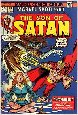 Buy Marvel Spotlight 18 Son Of Satan Gil Kane Gene Colan Bronze Age Horror 1974 Bin • 11.52£