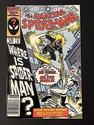 Buy Amazing Spider-Man #279 Newsstand FVF 1986 1st Cover Silver Sable • 11.19£
