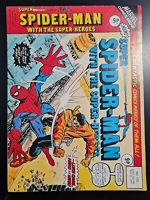 Buy Super Spider-man With The Super-heroes #172 Marvel Uk Weekly 1976 X-men • 4.95£