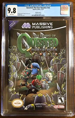 Buy Quested The Four Henches NN #1 CGC 9.8 Legend Of Zelda 4 Swords Gamecube Homage • 39.97£