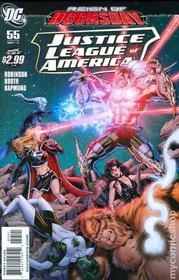 Buy Justice League Of America #55B JURGENS 1:10 Variant VF 2011 Stock Image • 7.43£