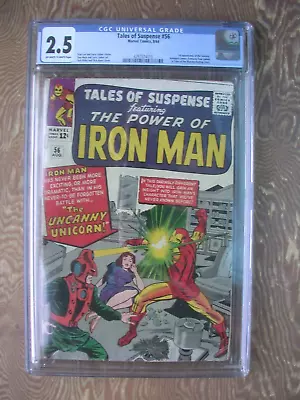 Buy Tales Of Suspense #56 CGC 2.5   1st Appearance Of The Unicorn • 79.43£