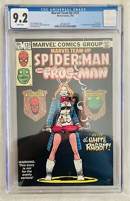 Buy Marvel Team-Up #131  CGC 9.2 - WHITE Pages - White Rabbit First Appearance • 178.25£