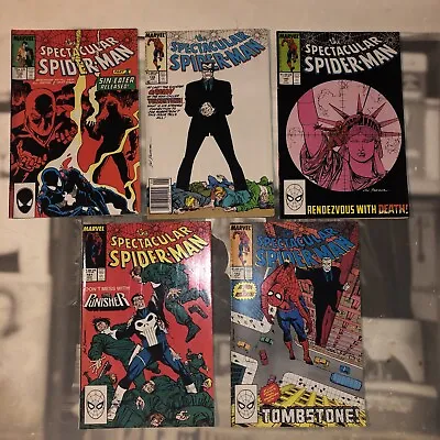 Buy Spectacular Spider-Man 134 139 140 141 142 1976 (1st Series) Marvel Comics B41KM • 15.92£
