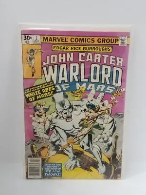 Buy John Carter Warlord Of Mars #2 Marvel Comics 1977 (GEP017689) • 7.20£